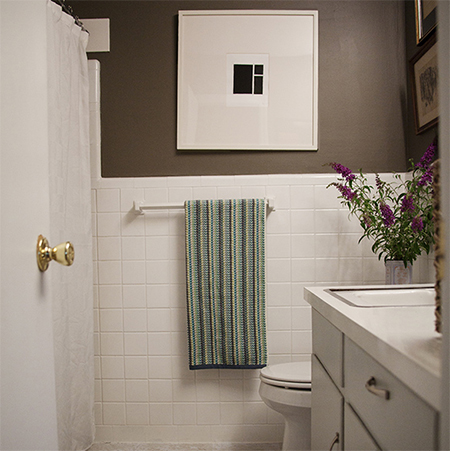 bathroom makeover renovate ideas for rental home flat