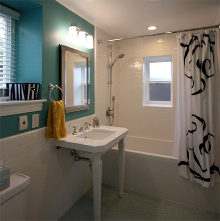bathroom makeover renovate ideas for rental home flat