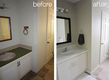 bathroom makeover renovate ideas before and after