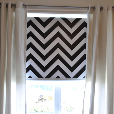 How to paint a roman blind or curtain