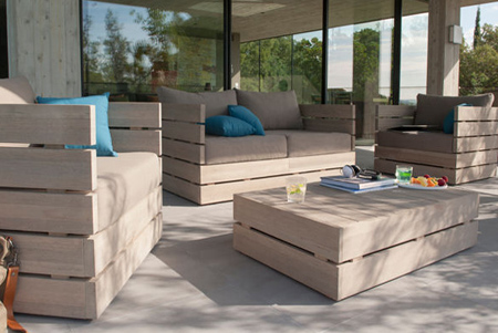 DIY outdoor garden furniture ideas for patio or deck