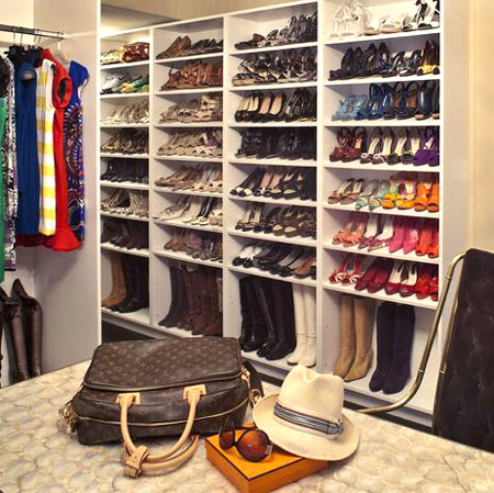 Shoe storage ideas display cabinet shelves