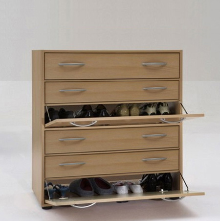 Make a diy shoe storage cabinet organiser