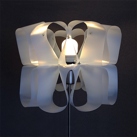 Turn empty plastic milk containers into contemporary lighting 
