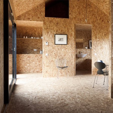 Decor and furniture using OSB - oriented strand board PG Bison