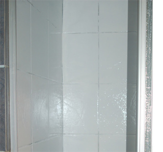 Can I paint the tiles in my shower? 