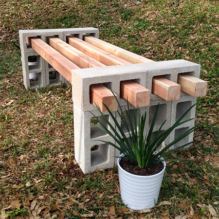 how to make diy precast concrete garden bench