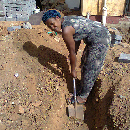 rdp housing home improvement adding on nancy muchangwa dig foundations
