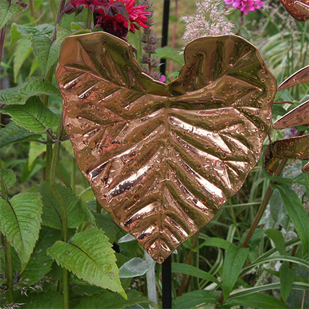 copper leaft suncatcher