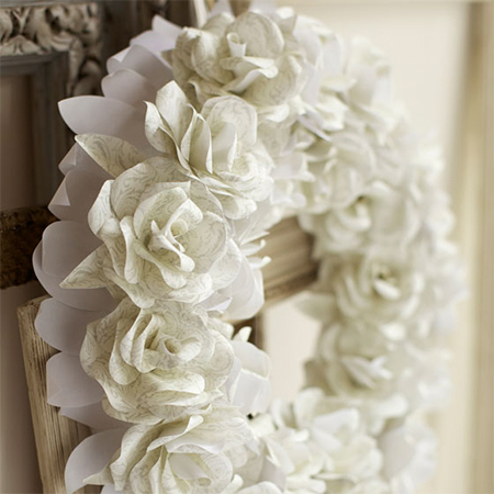 The most gorgeous paper roses