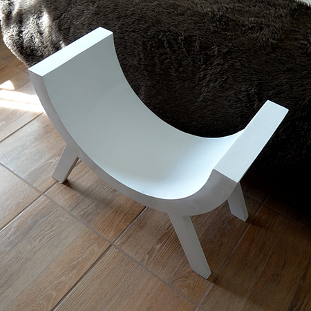 How to make a curved chair