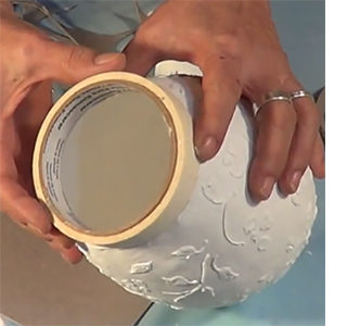 Make these easy paper mache pots