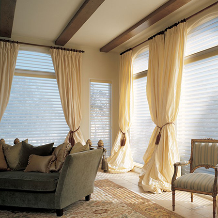thick canvas or bull denin curtains keep a home warm in winter