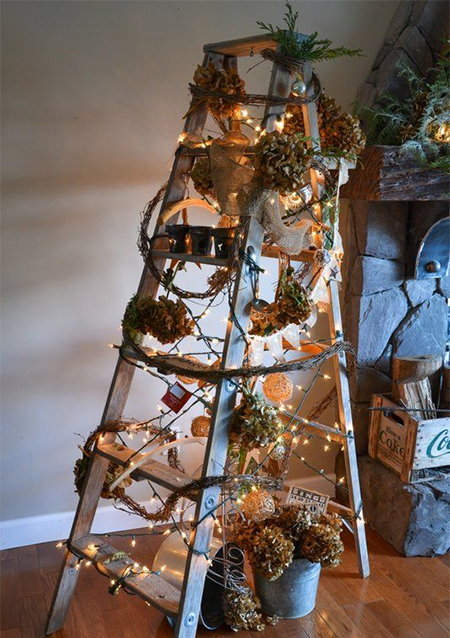 Stepladder = Christmas tree
