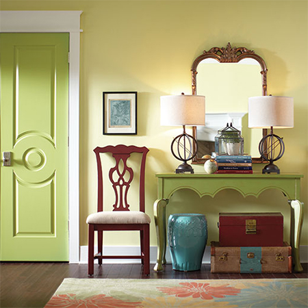 Use colour to add personality to  home