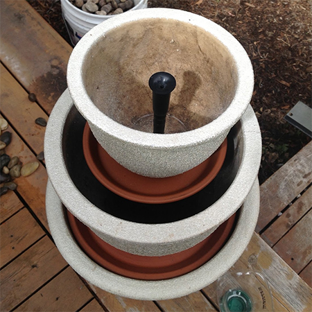 make a cool diy water feature for garden