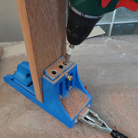 diy how to make outdoor patio furniture pockethole jig