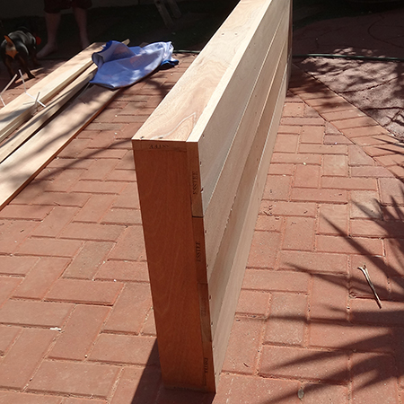 diy how to make outdoor patio furniture completed back frame