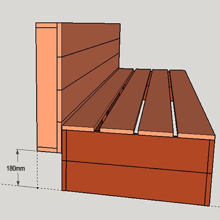 DIY wood patio furniture