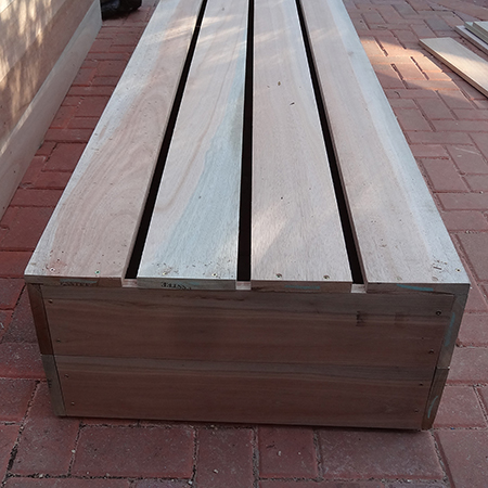 diy how to make outdoor patio furniture slat base