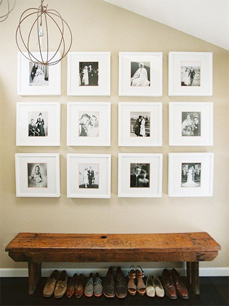 Creative ways to display your family photos