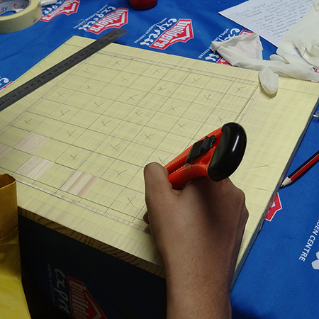 diy how to make a pine chess board