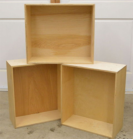 Wheeled storage drawers for child's bedroom