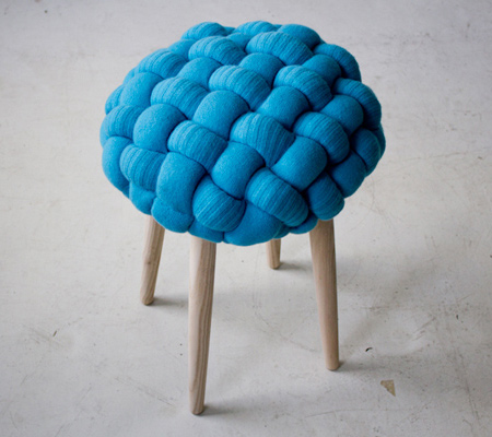 Claire-Anne O'Brien Knit Stools 
