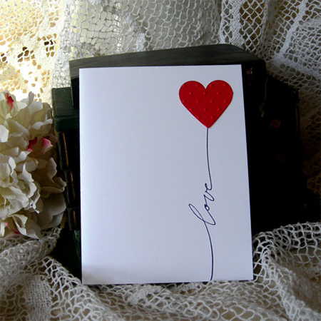make your own valentine card decor