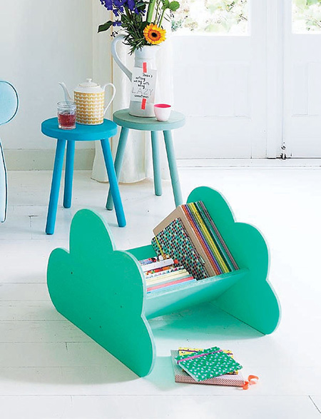plywood bookshelf childrens bedroom design ideas