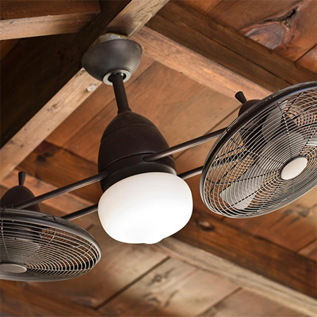 ceiling fans add comfort to outdoor living areas