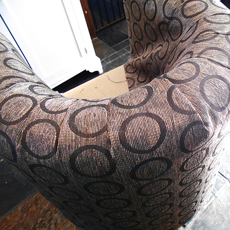 how to upholster tub chair