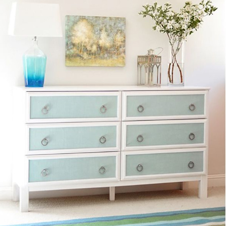Turn average furniture into stunning statement pieces with paint and moulding