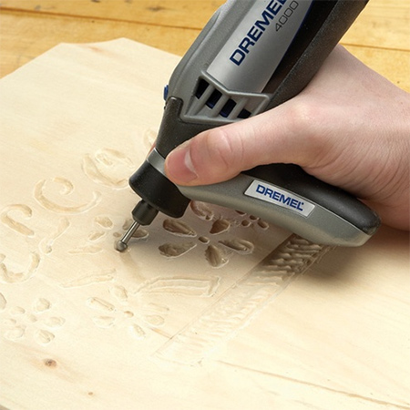  The soft grip provides added comfort and an angled base to allow the user to get closer to the work when you need to grip a rotary tool like a pencil for precise work during engraving, carving, etching and polishing applications.