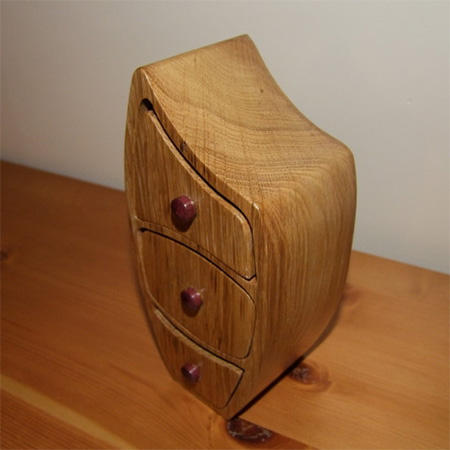 Beautiful bandsaw jewellery or trinket boxes