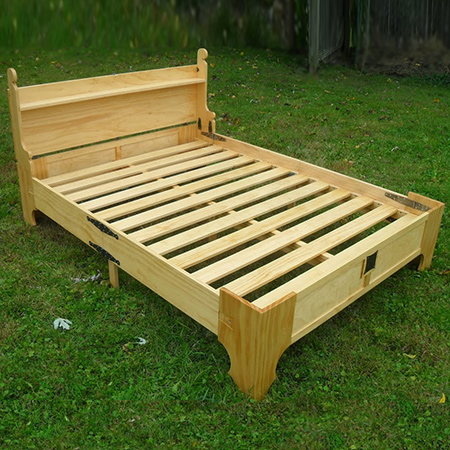 Bed that fits into a box