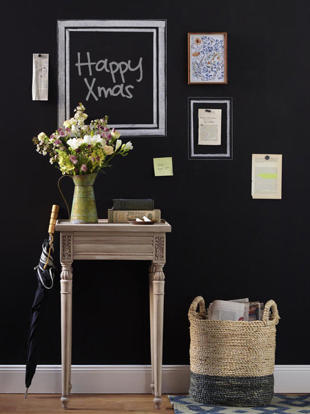 Chalkboard paint continues to feature in homes