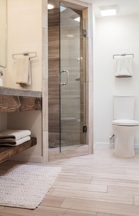 HOME DZINE Bathrooms | Trending... Tiles that look like concrete
