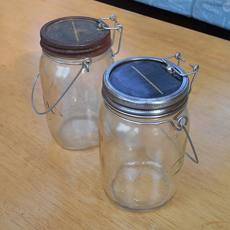 Restore consol solar jar with Dremel MultiTool and accessories