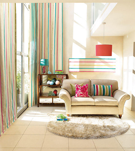 Every home needs to incorporate colour and pattern; whether it's introduced by fabrics, rugs, wallpaper or accessories.