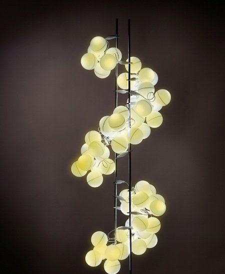 Use ping pong balls to make unique lighting 