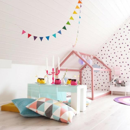 decorating ideas dreamy bedroom for little girl adorable house frame bed