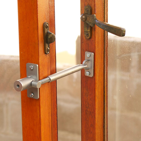 LockLatch locks in place and acts as a window stay