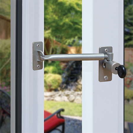 LockLatch prevents windows and doors from slamming and being damaged by the wind