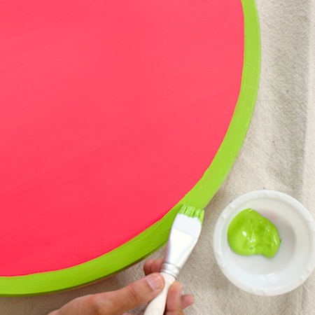 Summer fun with a watermelon tray