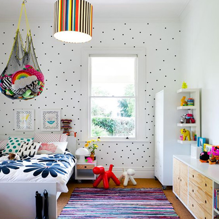 Colourful child or kids bedroom