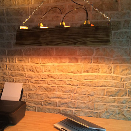 pendant light for worktop, desk or dining table