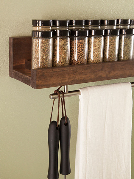 Quick Project: Wooden spice rack