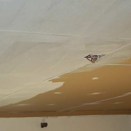 Replace sagging or damaged ceilings