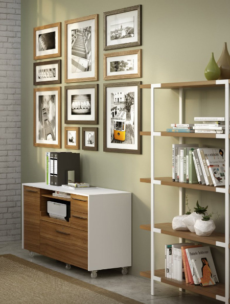 From housing larger books, files or binders, to serving as a spot for computer equipment and electronics, a media cabinet offers sleek storage options